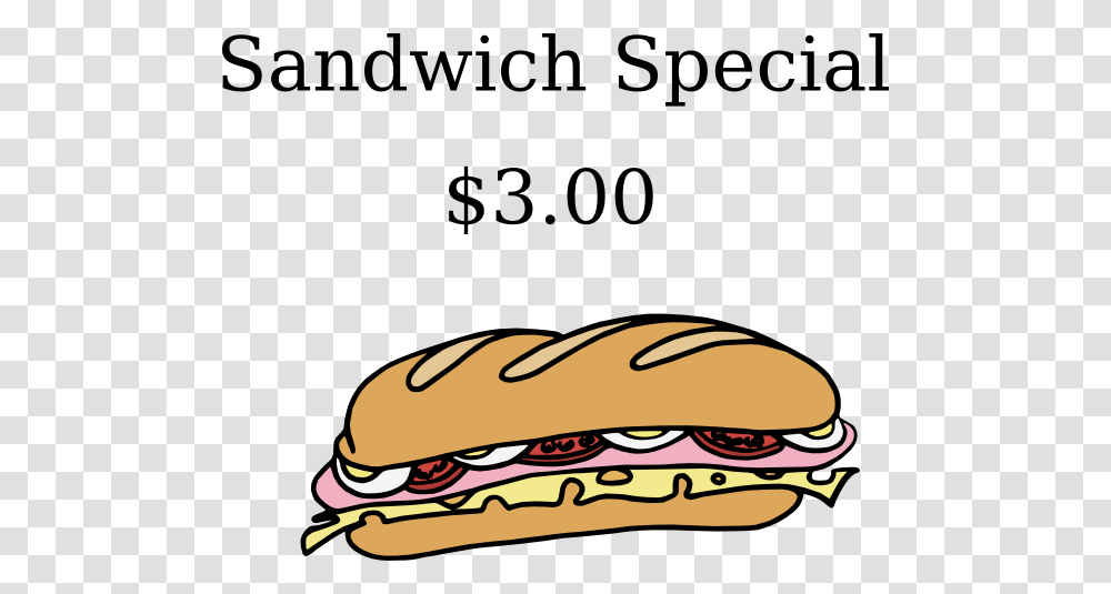 Sandwich Color Clip Art, Burger, Food, Bread Transparent Png