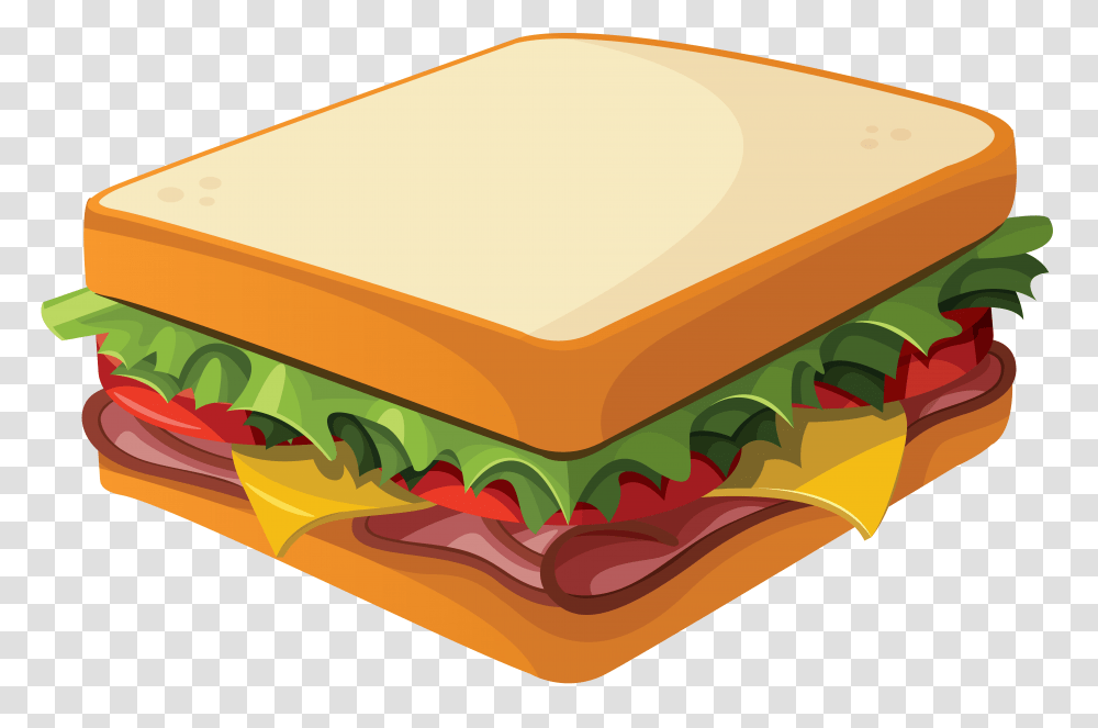 Sandwich, Food, Burger, Box, Brie Transparent Png