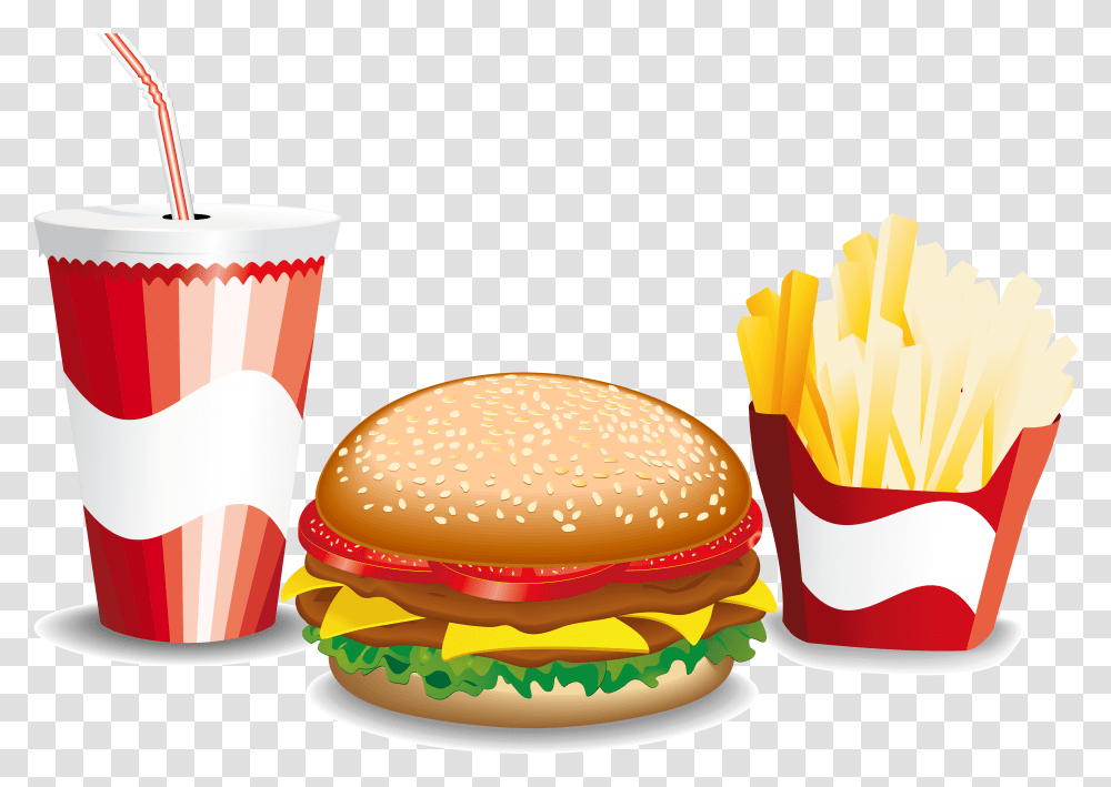 Sandwich Hamburger Image With Background Background Fast Food, Fries Transparent Png