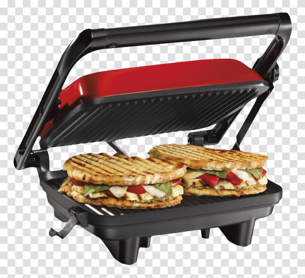 Sandwich Maker And Grill Image, Electronics, Food, Burger, Bread Transparent Png