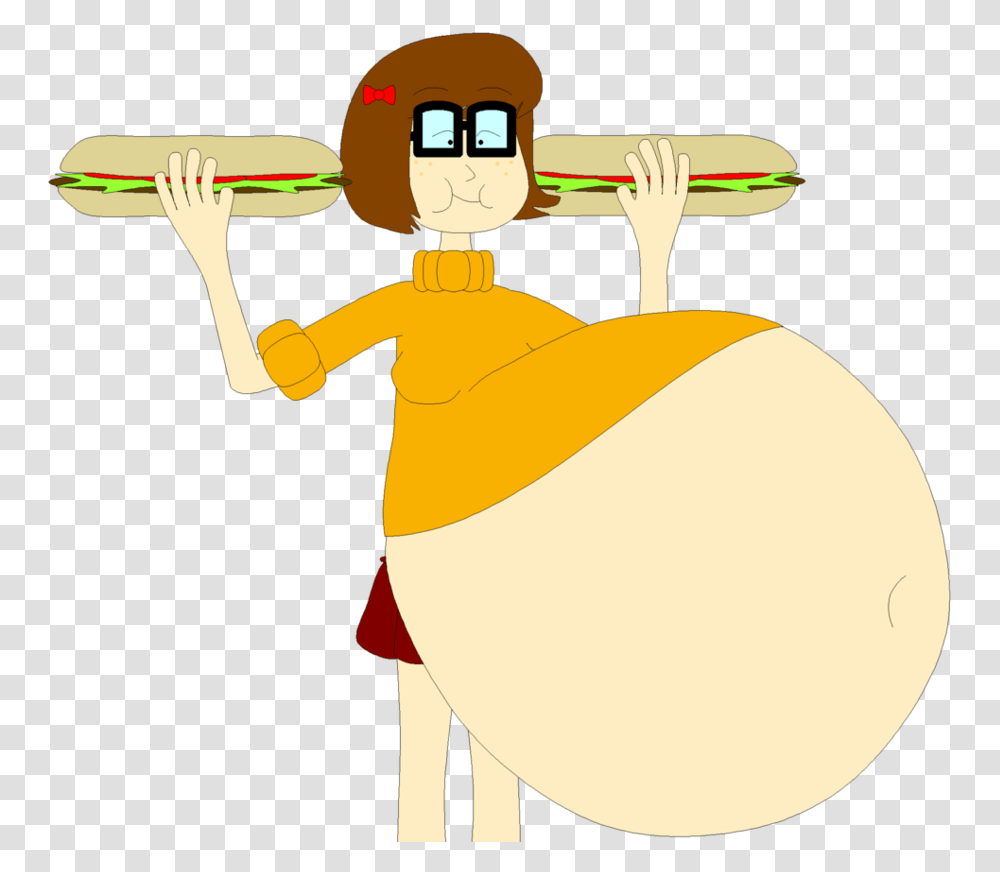 Sandwich Stuffing Velma By Angry Cartoon, Fencing, Sport, Sports Transparent Png
