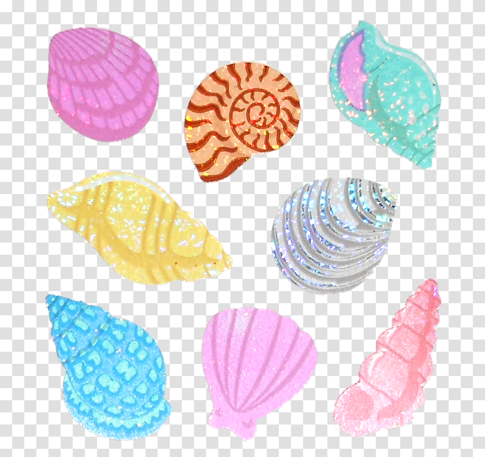 Sandylion Tumblr Discovered By Chisato Seashell Sticker, Sea Life, Animal, Invertebrate, Clam Transparent Png