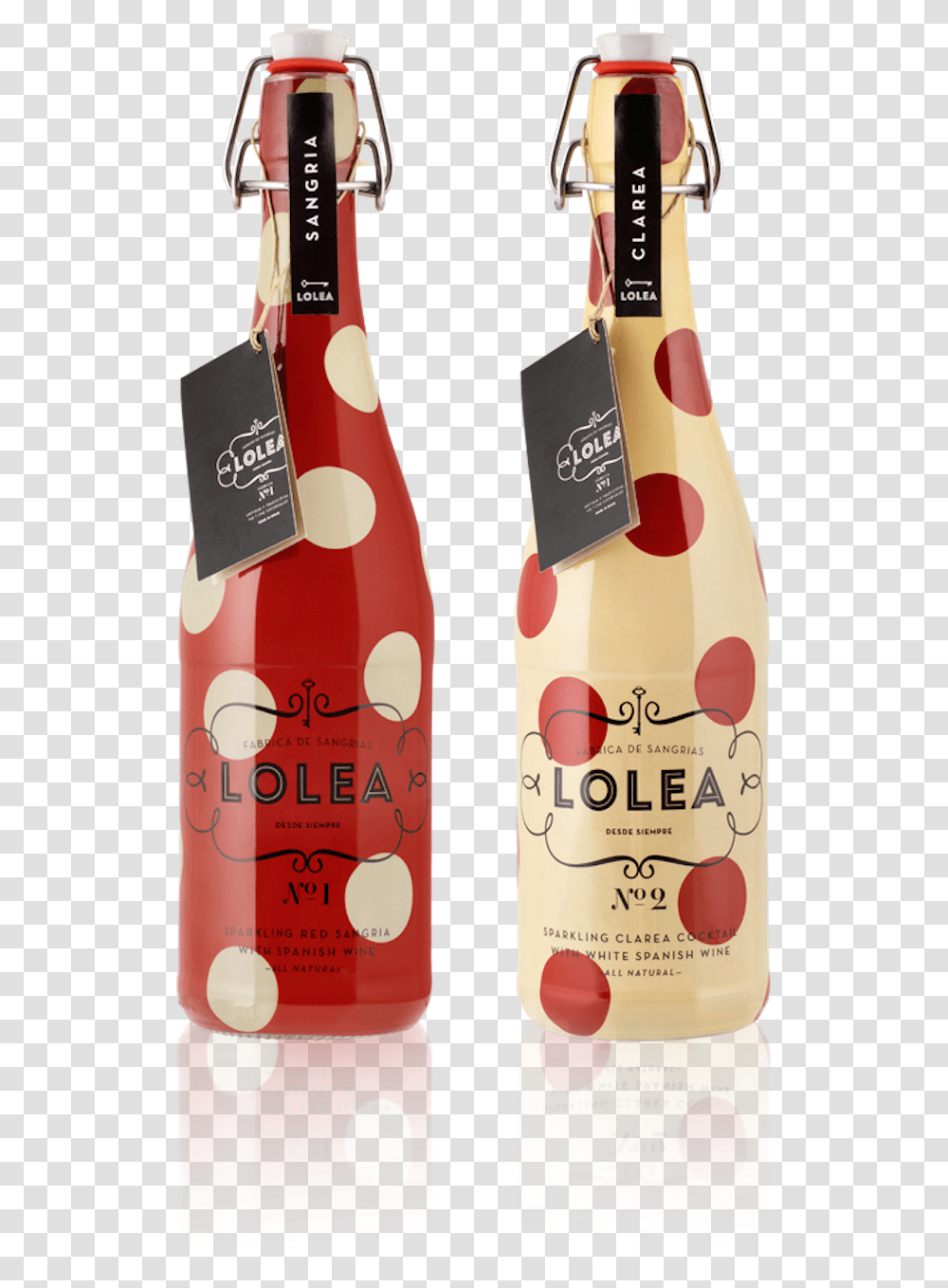 Sangria Lolea Packaging Lolea Wine, Bottle, Beverage, Drink, Alcohol Transparent Png