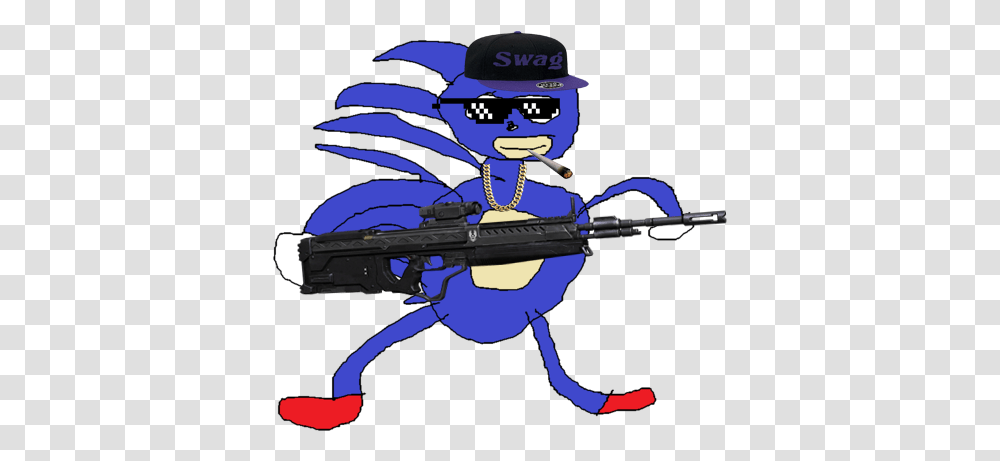 Sanic 5 Image, Gun, Weapon, Person, Ninja Transparent Png