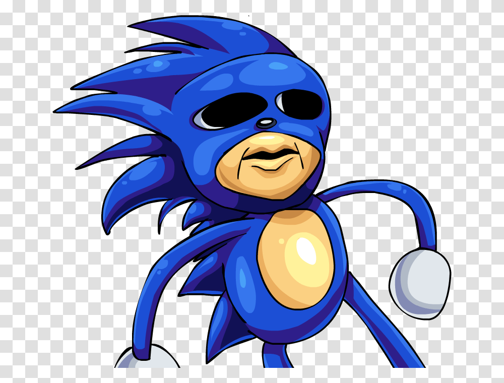 Sanic Sonic Meme, Crowd, Face Transparent Png