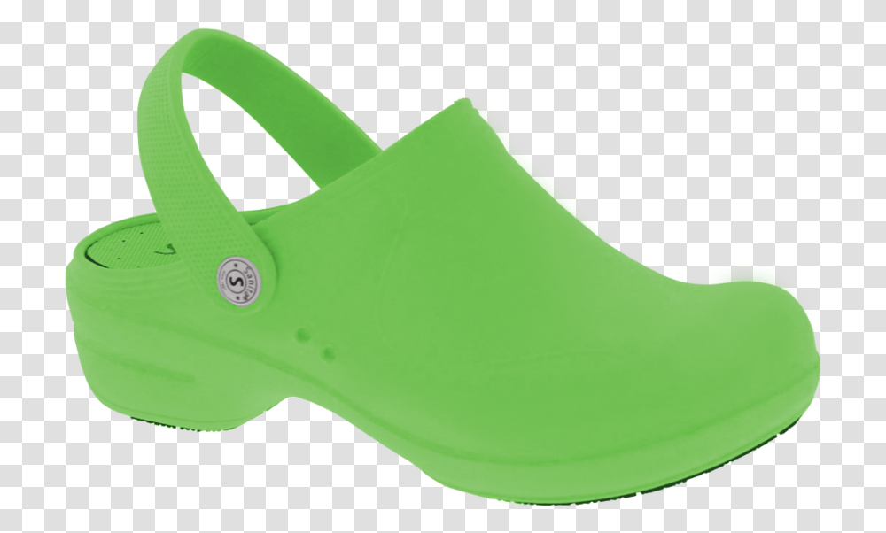 Sanita Stride Lime Green Eva Open Back Clog Slip On Shoe, Apparel, Footwear, Clogs Transparent Png