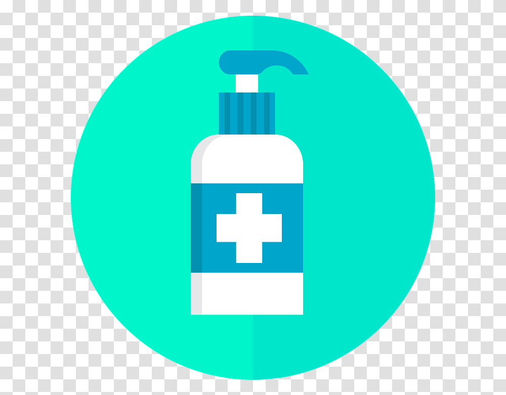 Sanitizer Icon Spray Household Supply, First Aid, Bottle, Lotion Transparent Png