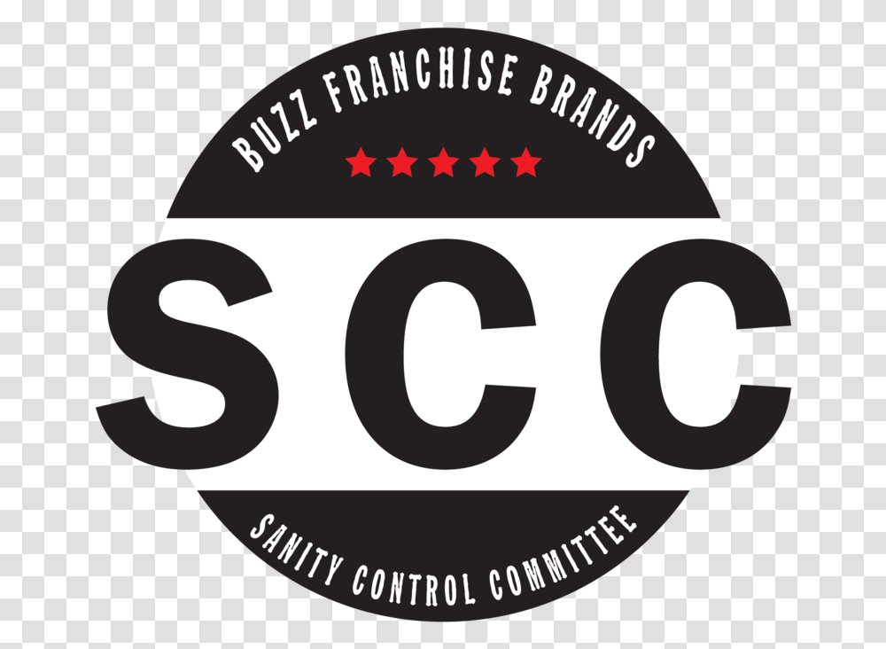 Sanity Control Committee - Buzz Franchise Brands Circle, Text, Label, Number, Symbol Transparent Png