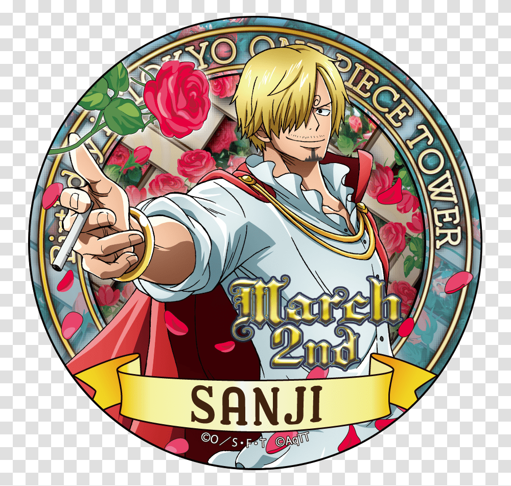 Sanji One Piece Badges Sanji, Person, Human, Disk, Dvd Transparent Png