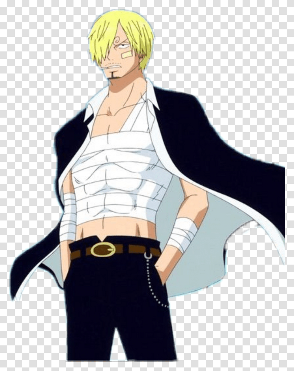 Sanji One Piece Strong Character, Comics, Book, Manga, Person Transparent Png