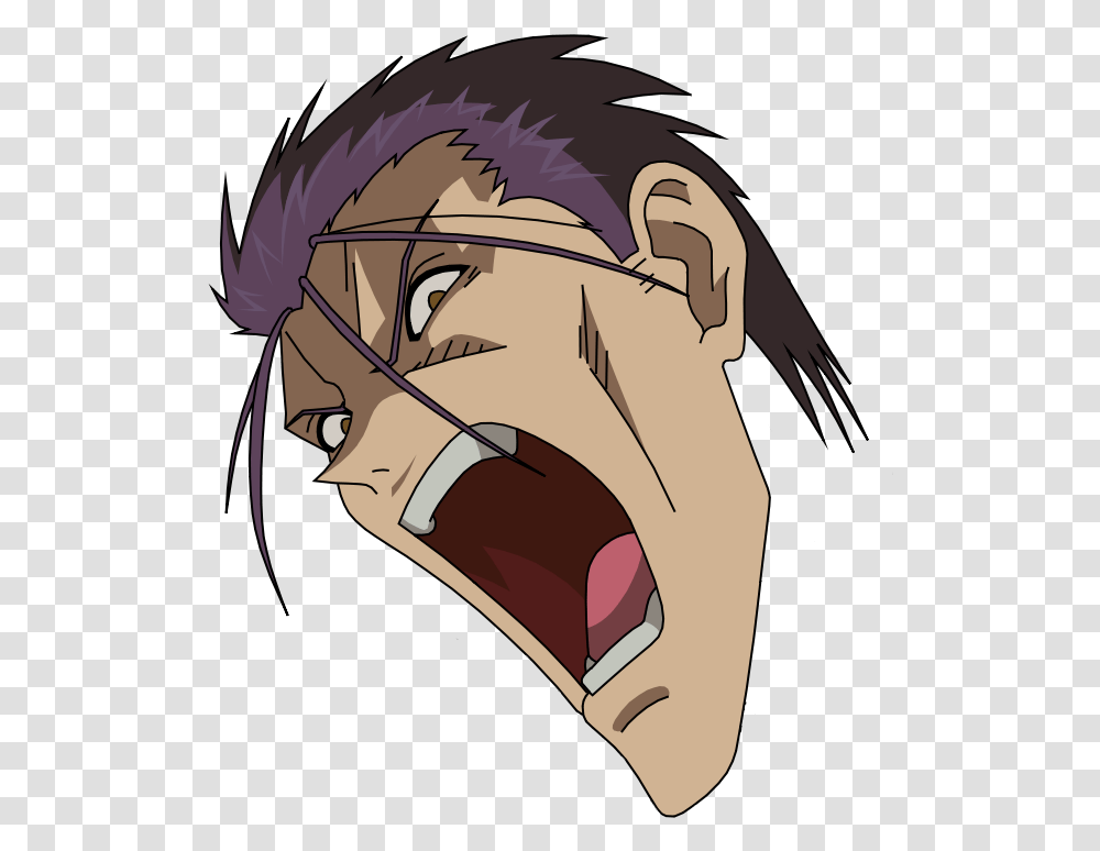 Sanosuke Sagara Kenshin Himura Face Facial Expression Cartoon, Mouth, Lip, Teeth Transparent Png