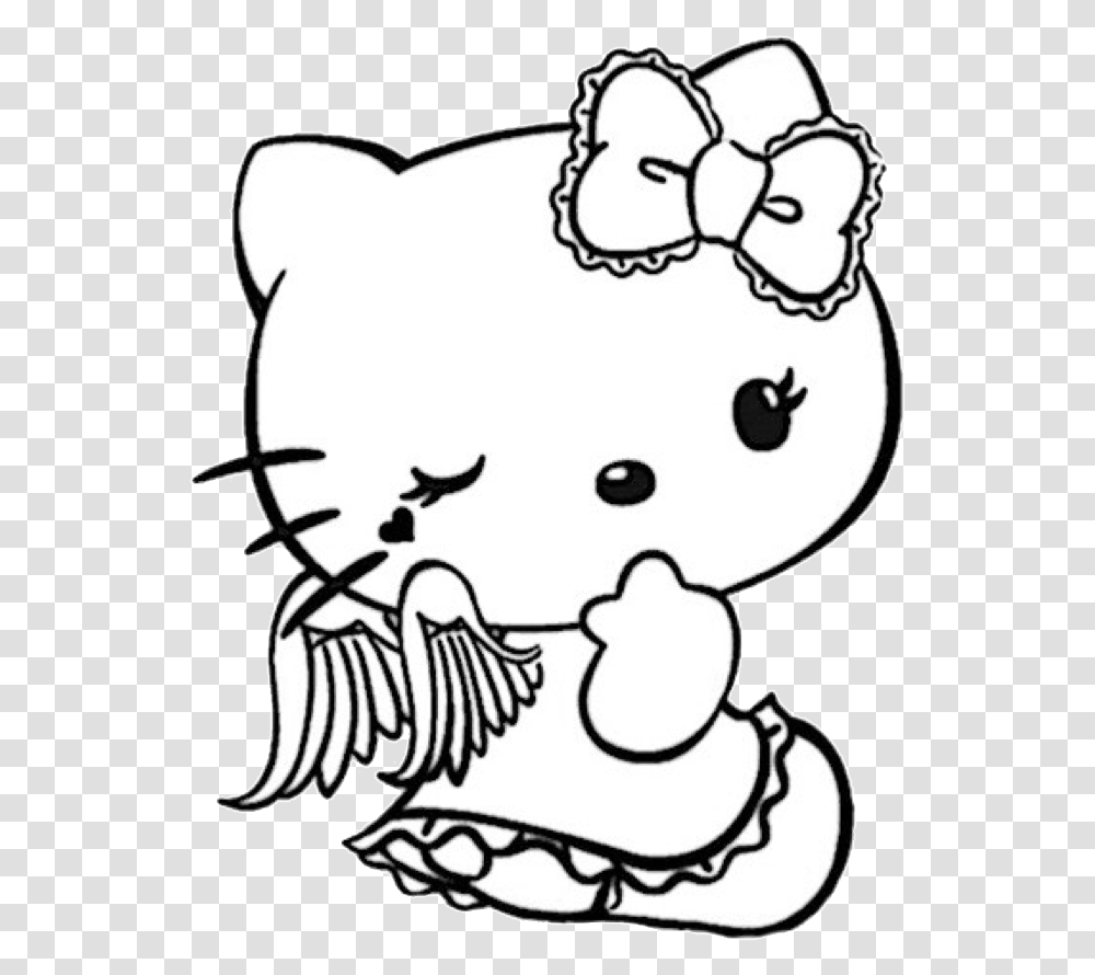 Sanrio Angel Hello Kitty Cute Pure Angelic Hellokitty Angel Hello Kitty, Animal, Insect, Invertebrate, Flea Transparent Png