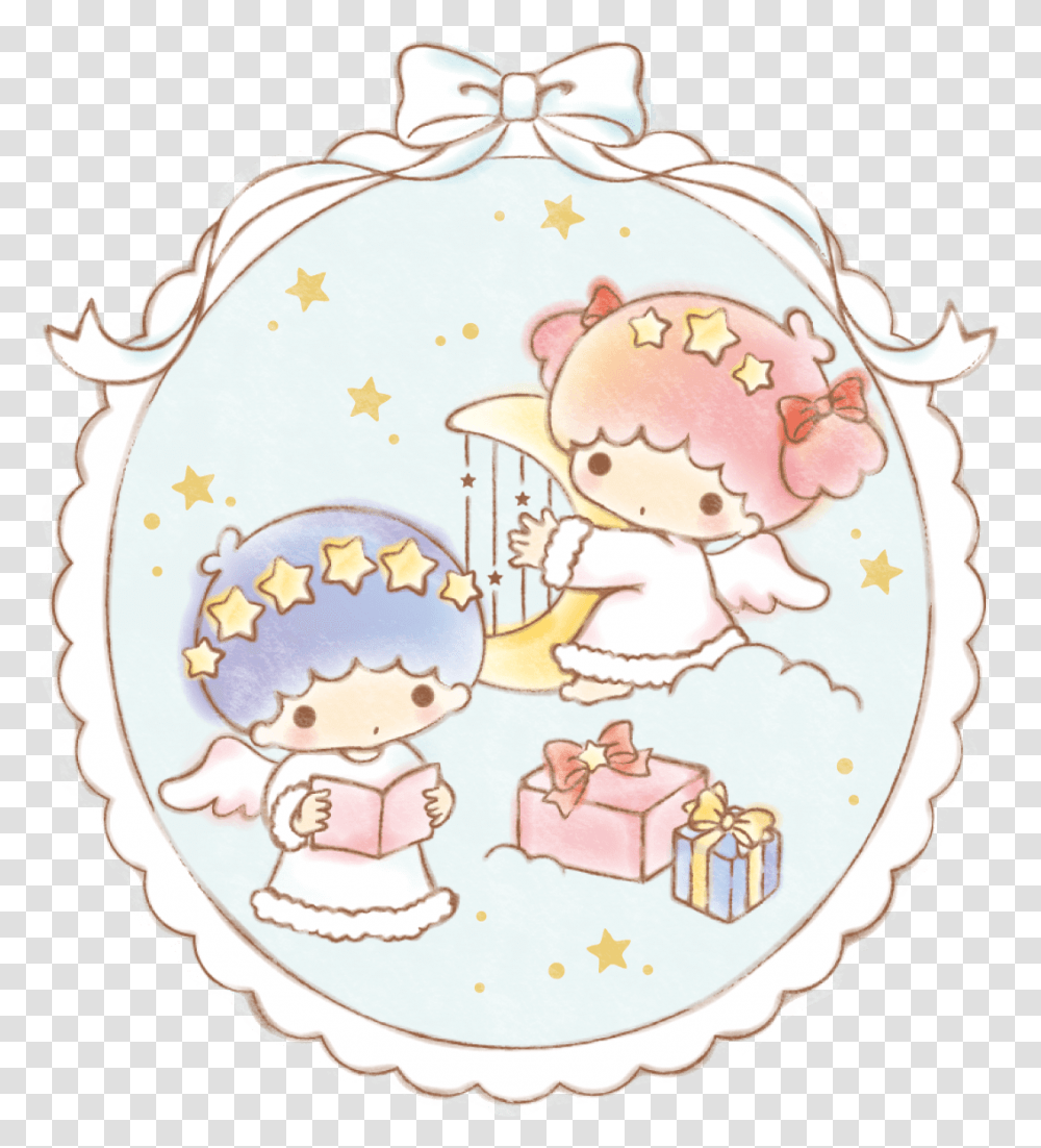Sanrio Christmas Angels Pngs Cartoon, Birthday Cake, Dessert, Food, Pattern Transparent Png