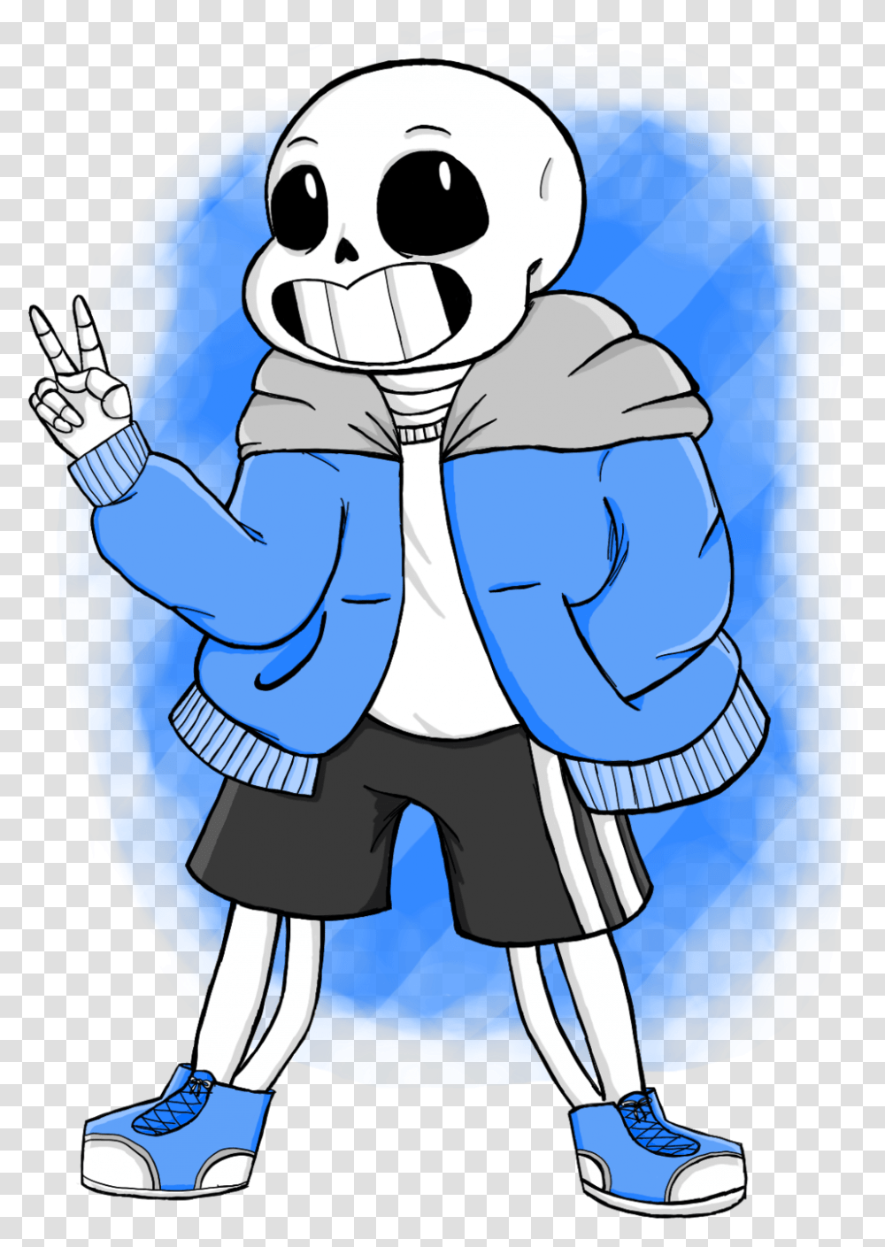 Sans Dabbing Sans With No Background, Person, Costume, Book, Comics Transparent Png