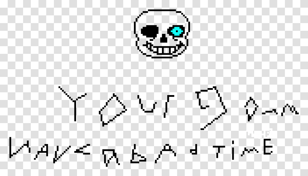 Sans Head Play Around Black And White, Super Mario, Pac Man, Legend Of Zelda Transparent Png