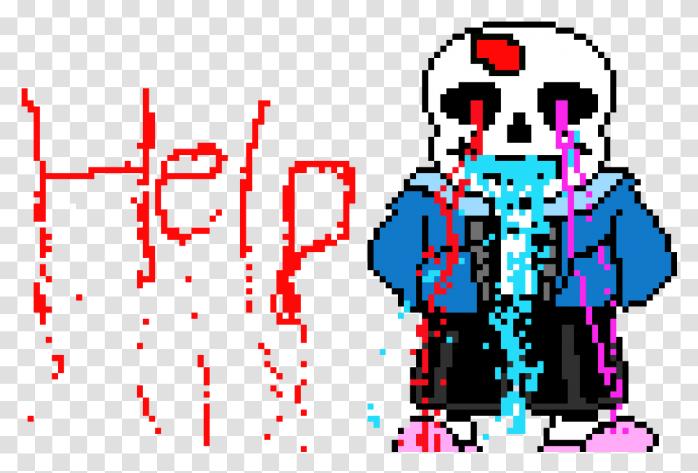 Sans Undertale, QR Code Transparent Png