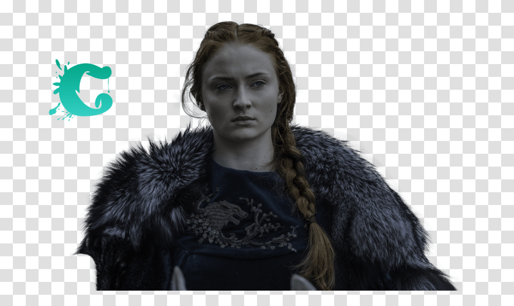 Sansa Stark Game Of Thrones Sophie Turner Got, Person, Clothing, Sleeve, Face Transparent Png