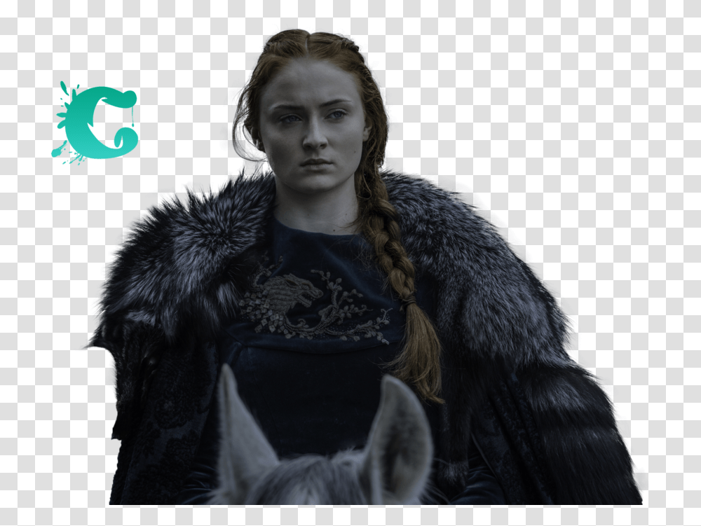 Sansa Stark Got Game Of Thrones World Kit Harington The Battle Of Bastards, Person, Human, Clothing, Apparel Transparent Png