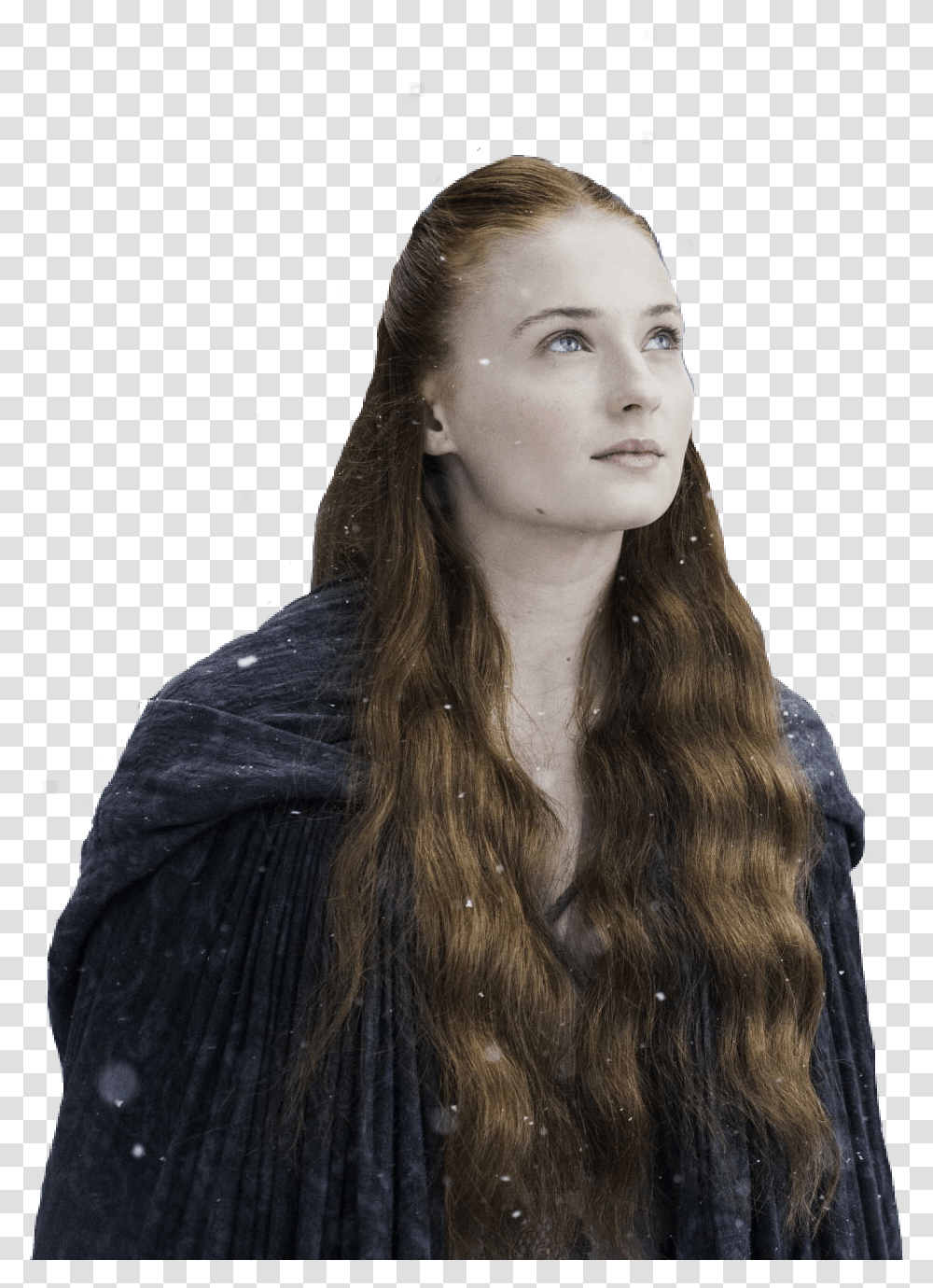 Sansa Stark Sansa Stark Season 7 Hair, Person, Female, Sleeve Transparent Png