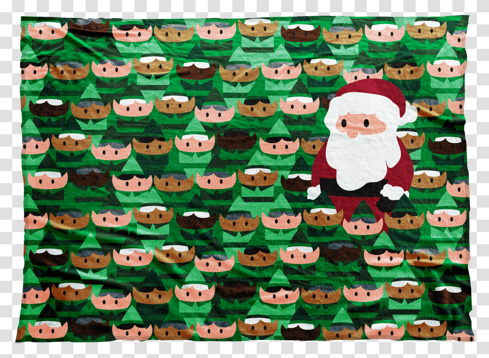 Santa And Elves Cartoon Transparent Png