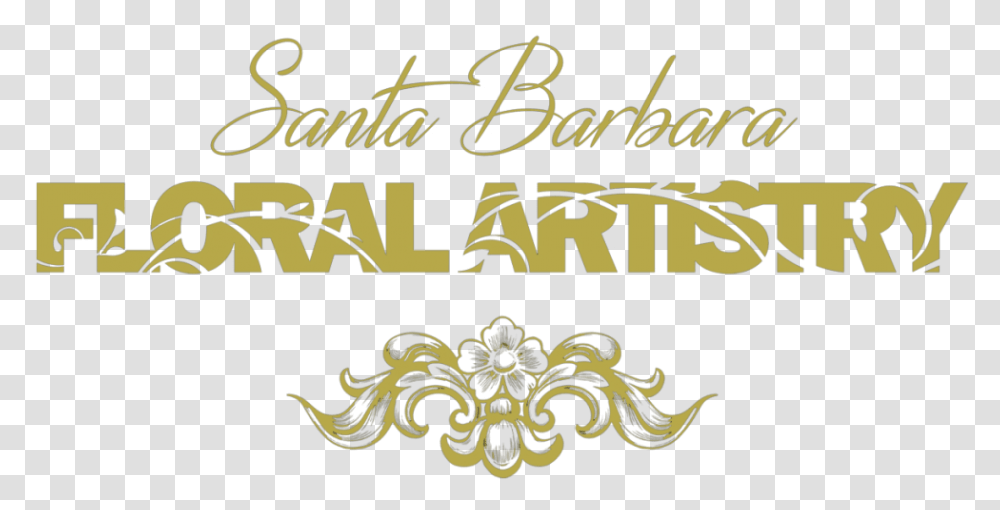 Santa Barbara Floral Artistry Calligraphy, Floral Design, Pattern Transparent Png