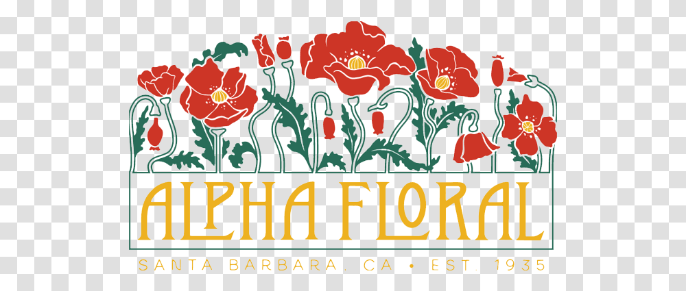 Santa Barbara Florist Flower Delivery By Alpha Floral Hybrid Tea Rose, Text, Plant, Floral Design, Pattern Transparent Png