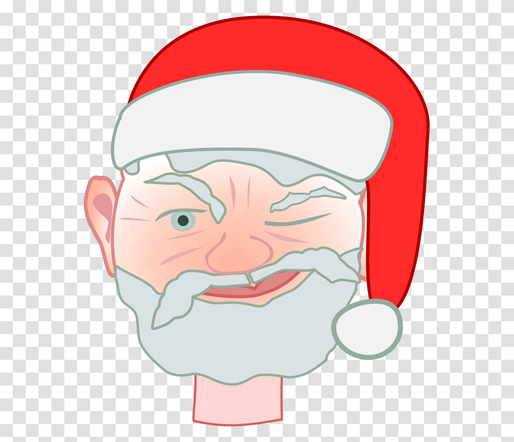 Santa Beard Clipart Face De Pre Noel, Head, Helmet, Apparel Transparent Png
