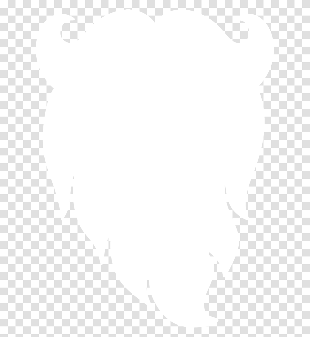 Santa Beard Silhouette By Paperlightbox, Plant, Stencil, Leaf Transparent Png