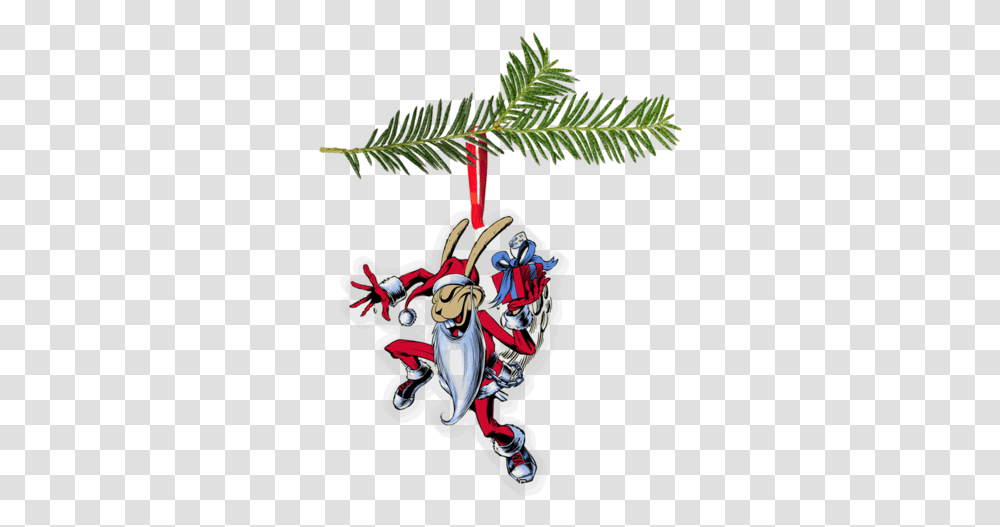 Santa Bunny Ornament Illustration, Tree, Plant, Person, Human Transparent Png