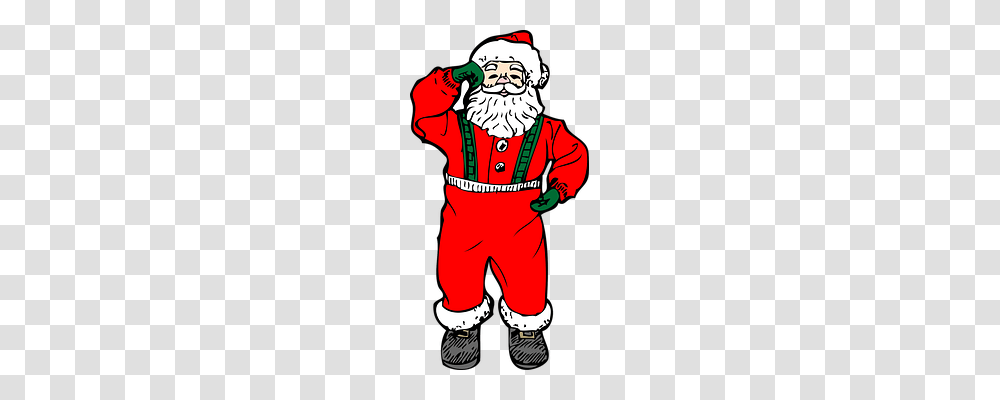 Santa Claus Person, Performer, Costume, Label Transparent Png