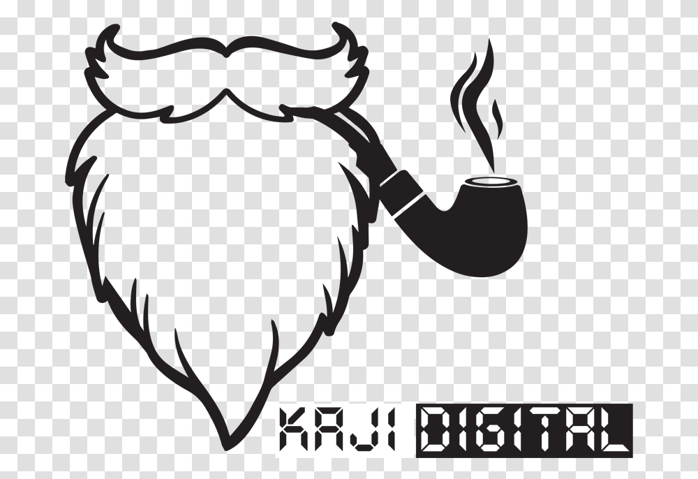 Santa Claus Beard, Stencil, Silhouette, Smoke Pipe, Label Transparent Png