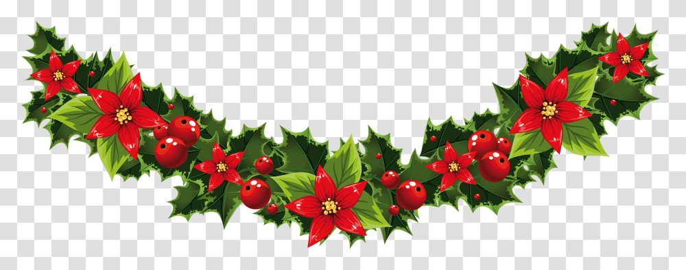 Santa Claus Borders And Frames Christmas Card Clip Art Vector Christmas Garland, Graphics, Floral Design, Pattern, Plant Transparent Png
