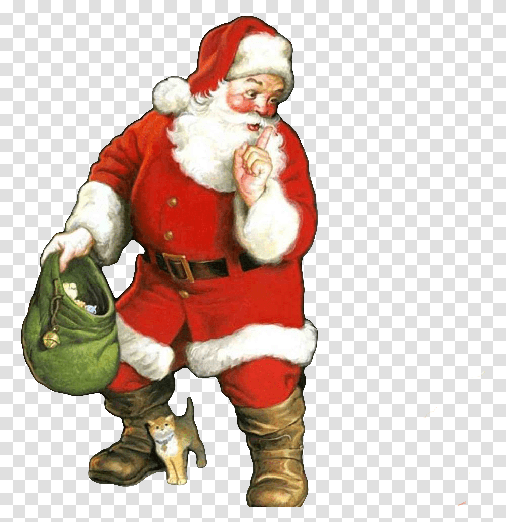 Santa Claus Christmas Cards, Person, Human, Figurine, Costume Transparent Png