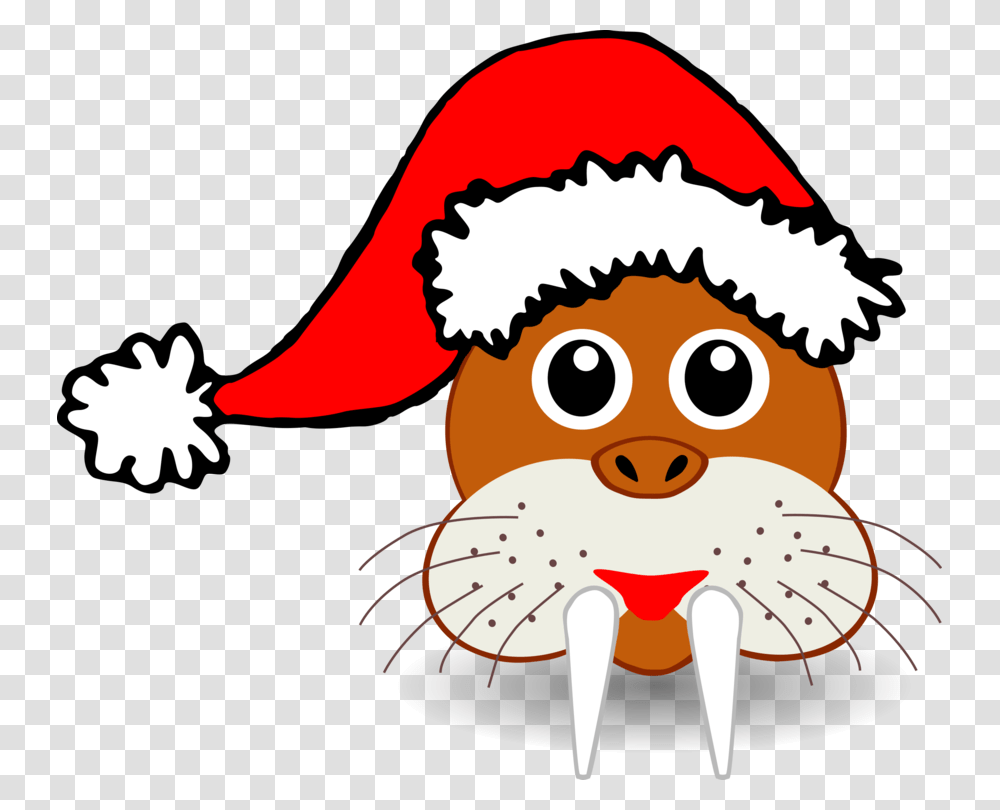 Santa Claus Christmas Day Clip Art Christmas Party Santa Suit Free, Animal, Face, Mammal, Sea Life Transparent Png