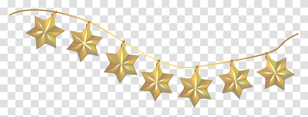 Santa Claus Christmas Gift Clip Art Hanging Stars, Star Symbol, Bow, Leaf, Plant Transparent Png