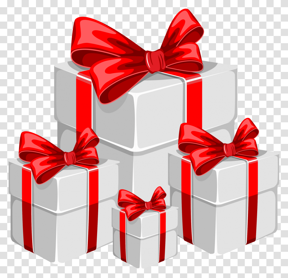 Santa Claus Christmas Gift Gift Box Image Transparent Png