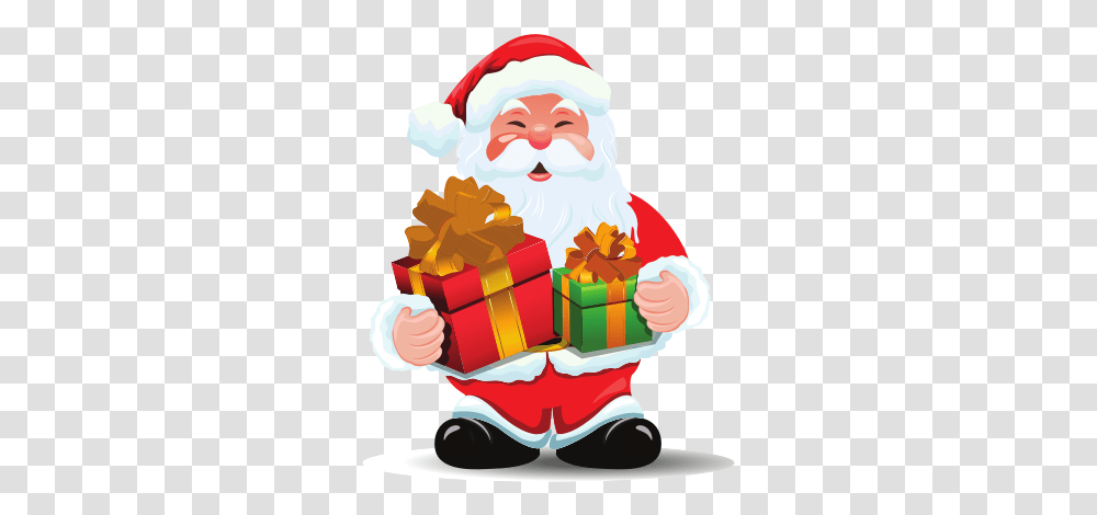 Santa Claus Christmas Gifts Free Babbo Natale Fai Da Te, Birthday Cake, Dessert, Food, Performer Transparent Png
