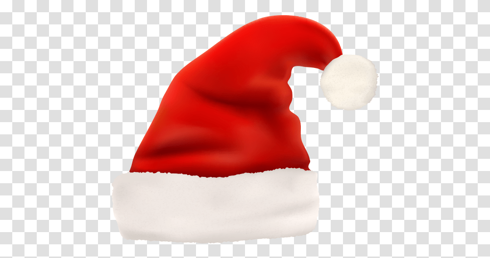 Santa Claus Christmas Hat Bonnet Lovely Christmas Hats Santa Claus Cap, Clothing, Sweets, Food, Wedding Cake Transparent Png