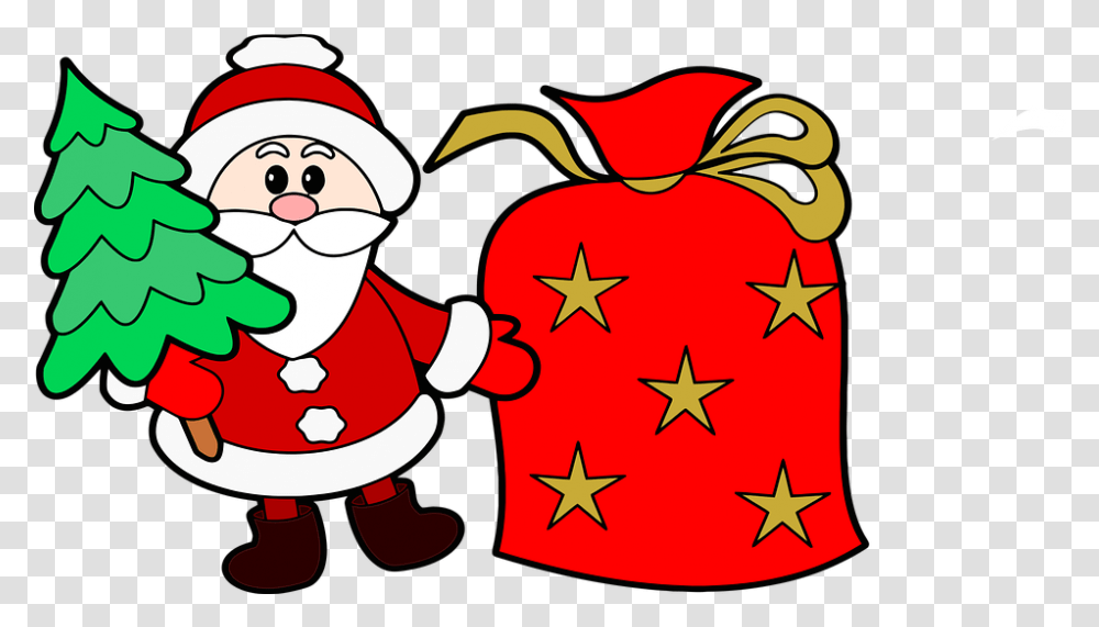 Santa Claus Christmas Nicholas Free Vector Graphic On Pixabay, Star Symbol, Person, Human Transparent Png