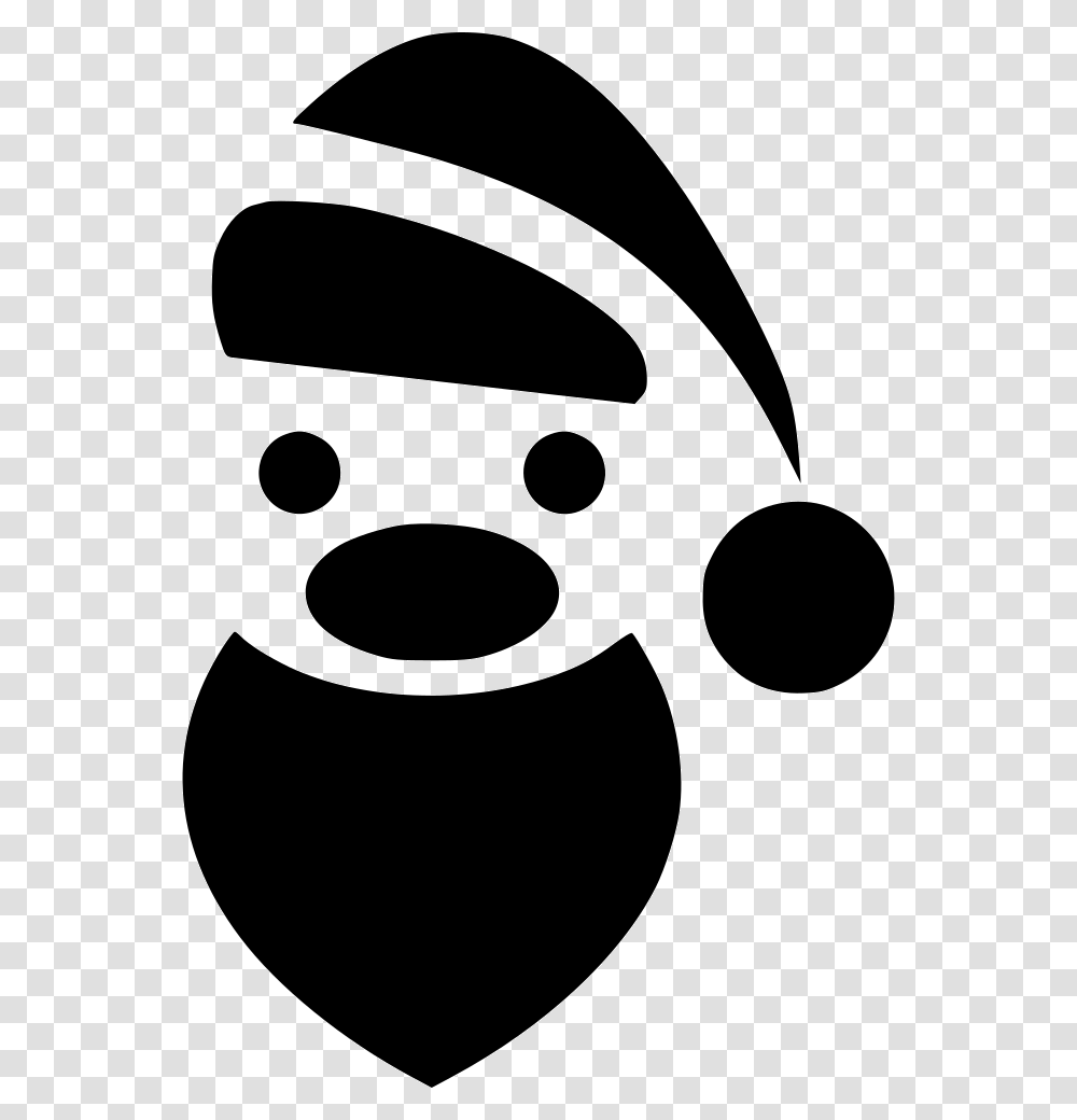 Santa Claus Christmas, Stencil, Mask, Logo Transparent Png
