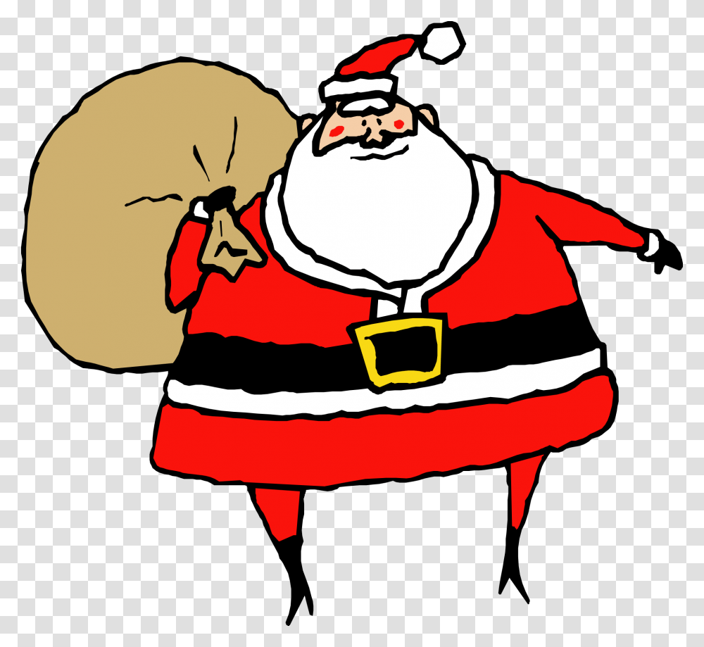 Santa Claus Clipart Drunk Santa Claus And Reindeer Vector Clip, Label, Costume Transparent Png