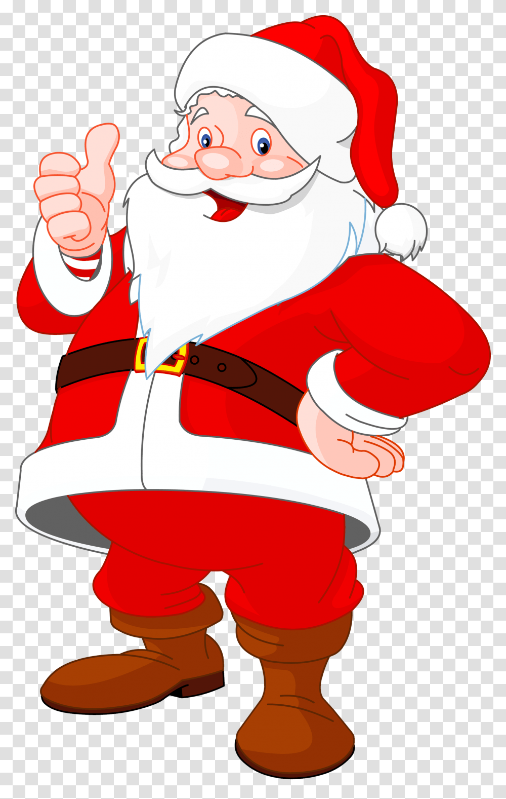 Santa Claus Clipart Free Download, Hand, Fireman Transparent Png