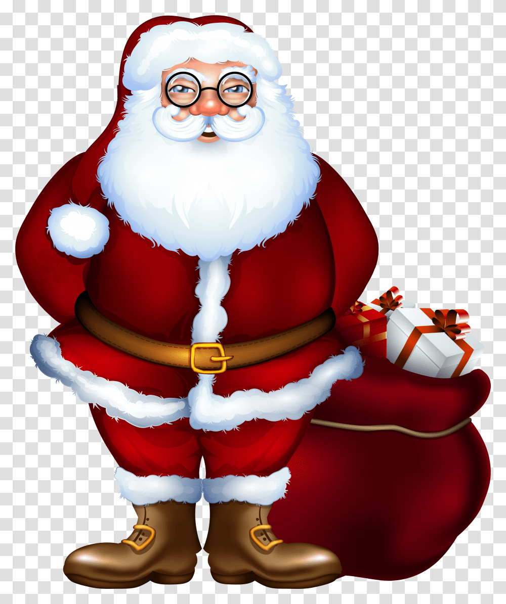 Santa Claus Clipart Image Santa Merry Christmas Wishes Transparent Png