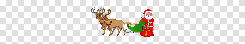 Santa Claus Clipart Santa Claus Rudolph Santa Claus Clip Art, Vehicle, Transportation, Animal, Mammal Transparent Png