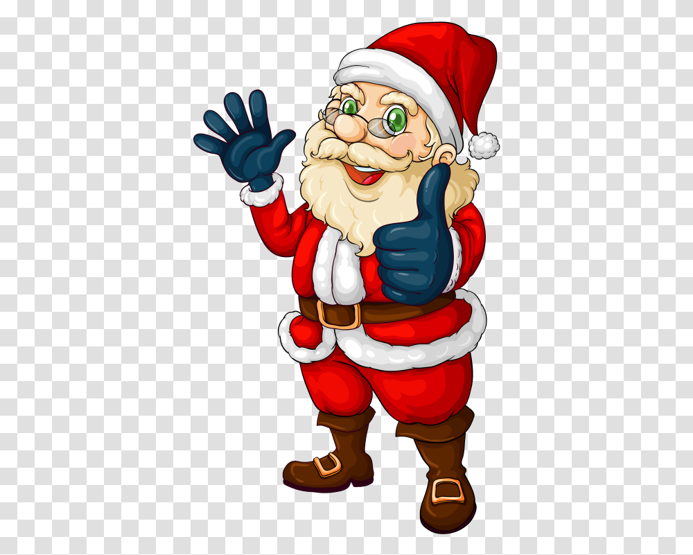 Santa Claus Clipart Santa With Christmas Tree, Costume, Elf, Toy, Performer Transparent Png