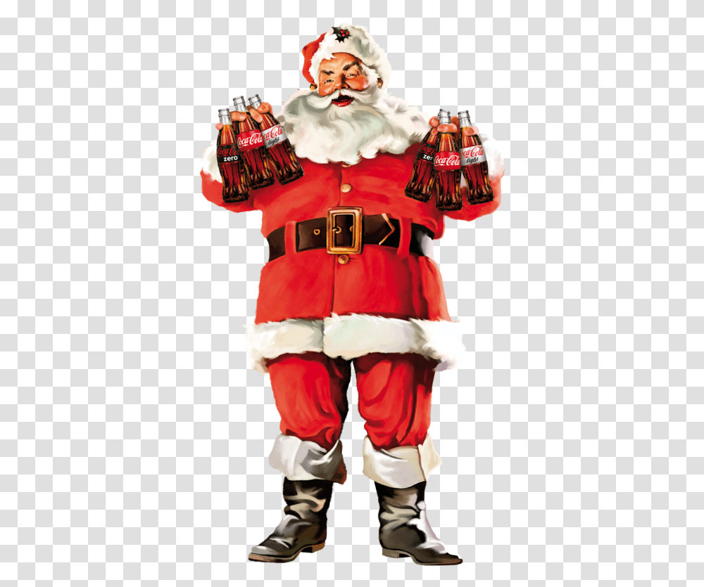 Santa Claus Coca Cola, Costume, Person, Nutcracker Transparent Png