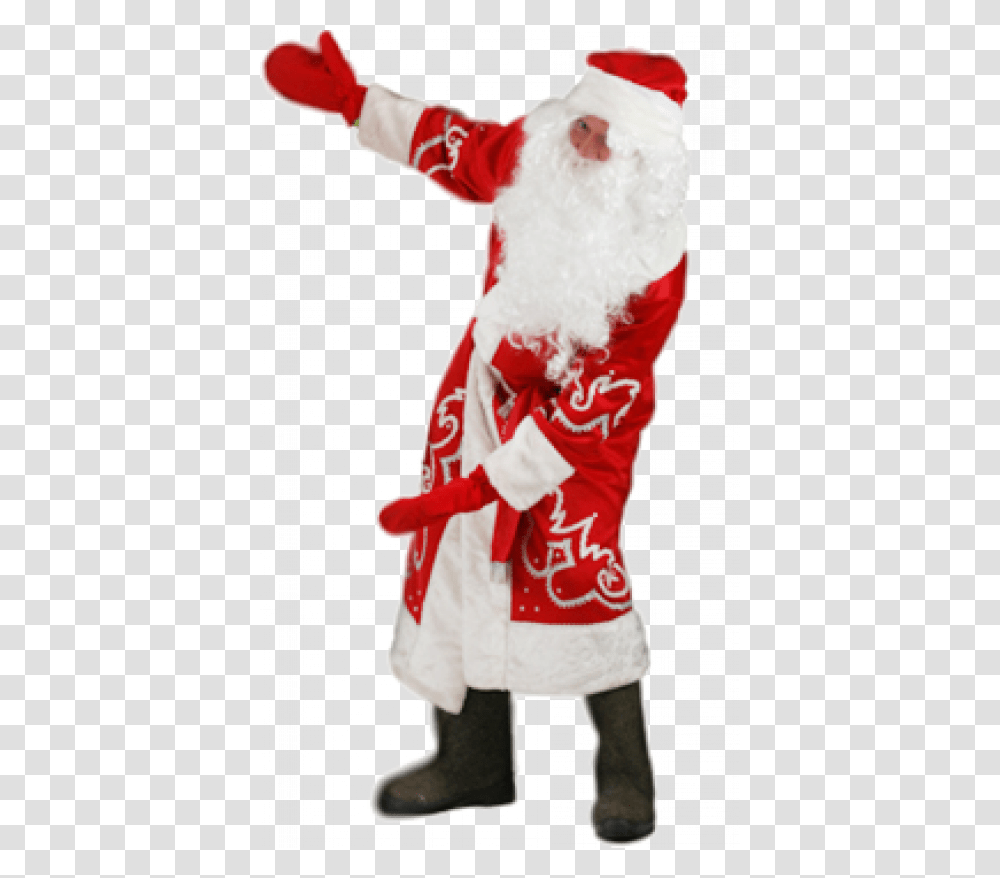 Santa Claus, Costume, Person, Performer Transparent Png