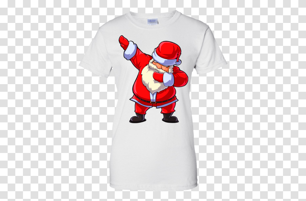 Santa Claus Dabbing Christmas Shirt Sweatshirt Santa Claus Clipart Dab, Person, Sport, Costume Transparent Png