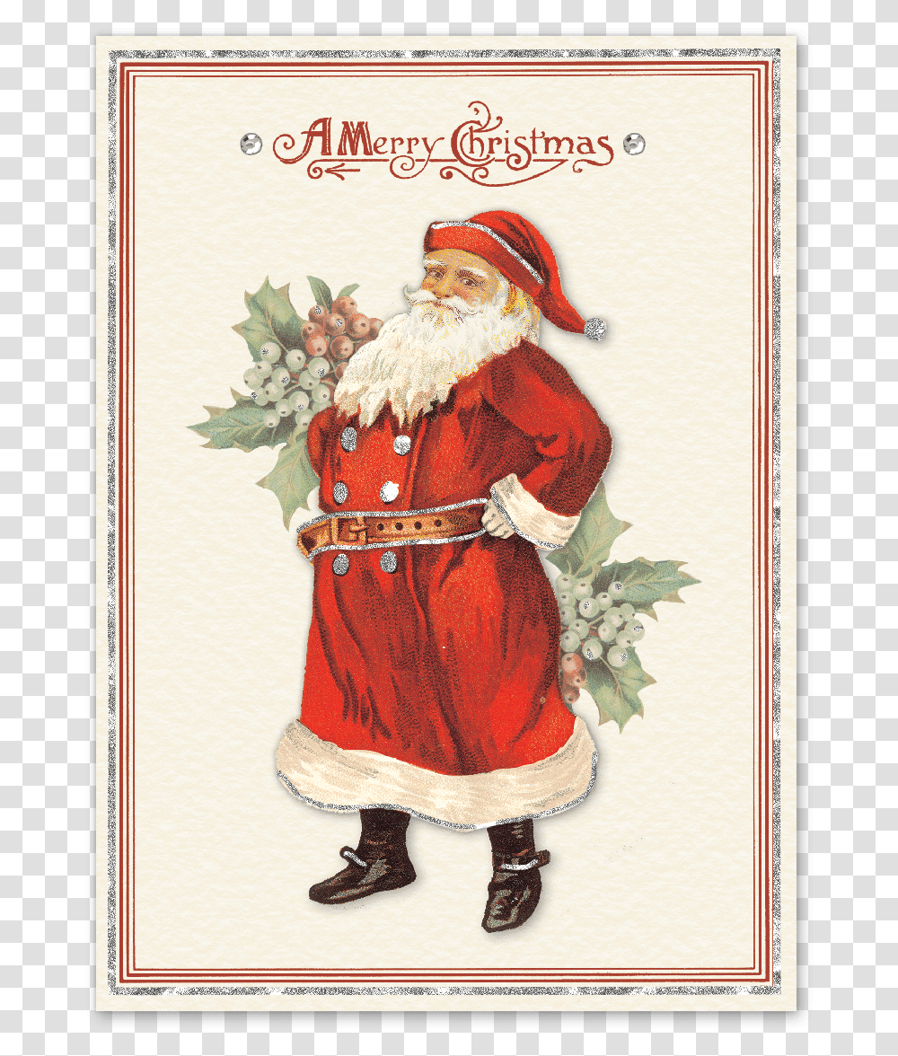 Santa Claus, Envelope, Person, Mail, Greeting Card Transparent Png