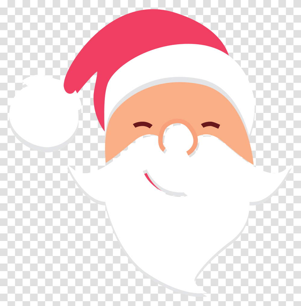 Santa Claus, Face, Beard, Head Transparent Png